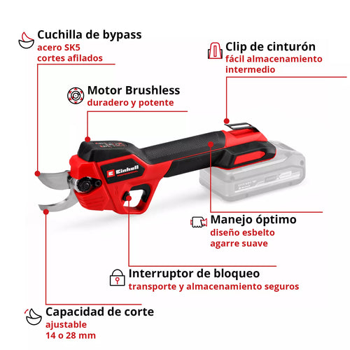 PROFESIONAL TIJERA PODADORA A BATERÍA | GP-LS 18/28 Li T BL- Solo